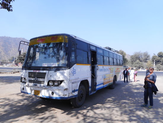Der Linienbus nach Jaipur
