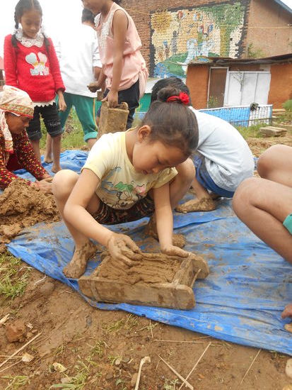 .....in Formen gepresst.......