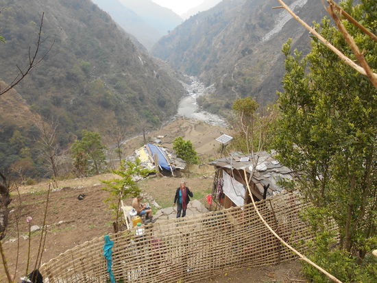 Durch dieses Tal sind wir aufgestiegen.