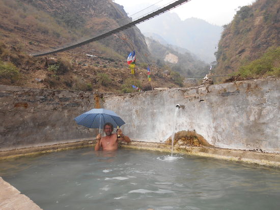 Das bischen Regen macht doch nichts.