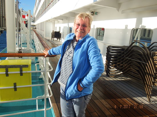 Gleich geht es los... Transfer zum Nordkap am 7.7.2017 um 21.30 Uhr... Fahrtdauer ca. 30 Minuten mit dem Bus