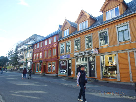 Die bunten Häuser haben schon ihren Charme