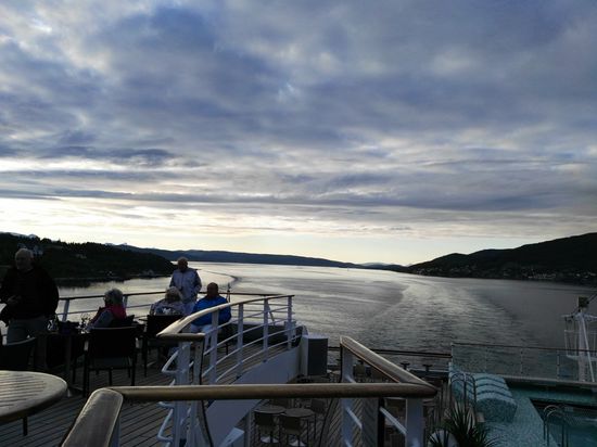 Nach dem Abendessen abends gegen 21.30 Uhr