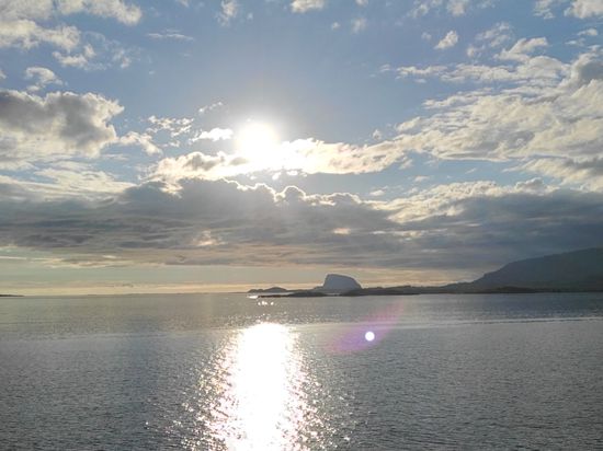 gegen 21.00 Uhr scheint wieder die Sonne in der Innenpassage!