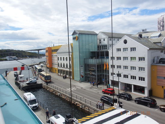 Hier legt die MS Amadea um 14.00 an.