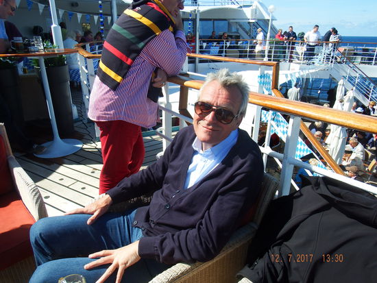 Mein Mann hat nun doch mal seine Sonnebrille rausgeholt