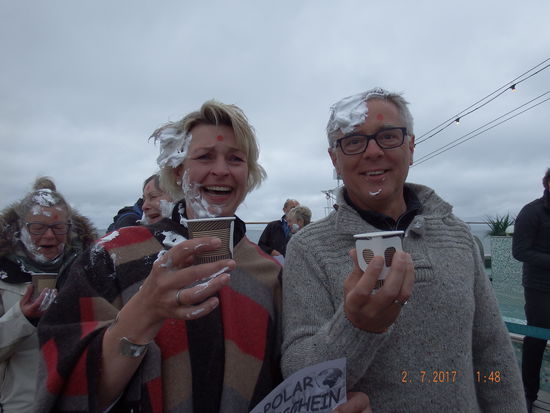 so ähnlich sah es bei mir auch aus Aber es gab zur Erholung einen leckeren Polarpunsch