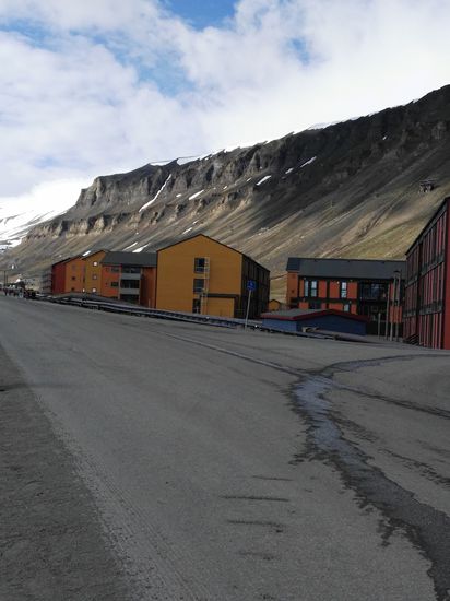so sieht es in Longyearbyen aus...