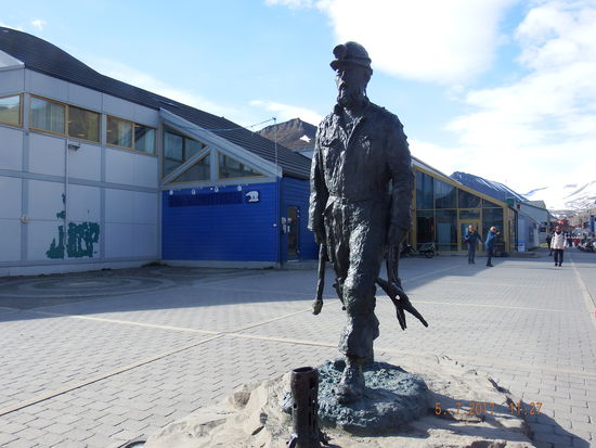 In der Fussgängerzone von Longyearbyen