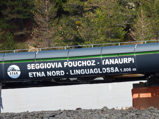 einer der Sessellifte auf 1800 m Höhe