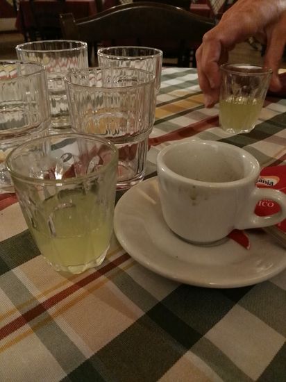 und zum Abschluss noch Café und Limoncello