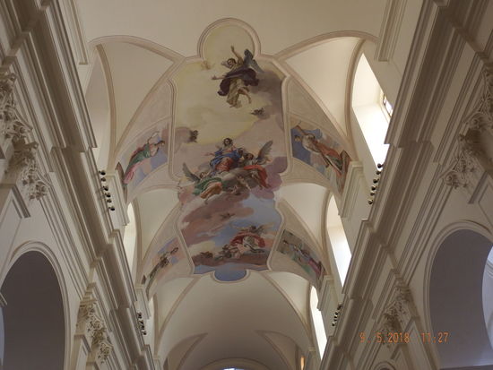 Nur vormittags kann man die Kirchen auch von innen besichtigen!