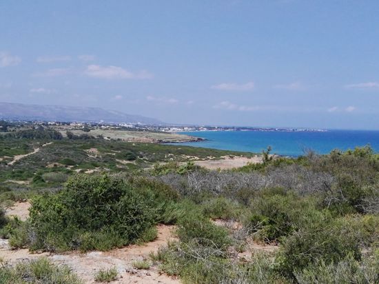 Auf dem Weg an den Strand in Vendicari