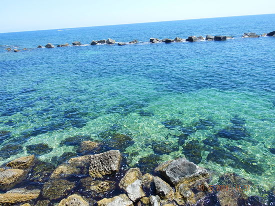 das Wasser ist ganz klar