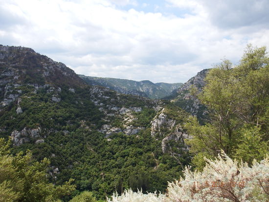 mehr noch fasziniert mich der Blick über die Schlucht
