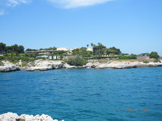 doch leider kein einladender Strand in Sicht