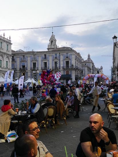 Samstagabend war hier schon einiges los