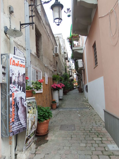 Die Altstadtgassen von Lipari