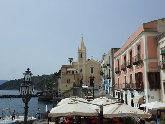 Von hier aus starten wir auf die Wanderung an die Südspitze...