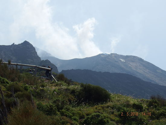 Immer weiter nach oben, bis dass der Weg gesperrt ist auf ca. 450 m Höhe