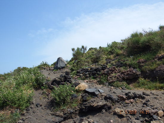 Gut, dass ich meine Wanderstöcke dabei habe