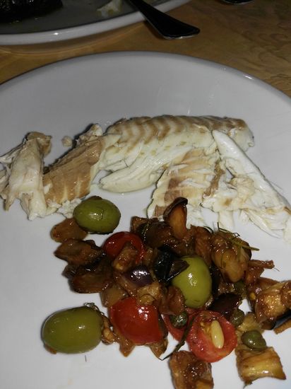 Die Dorade mit Gemüse... super lecker