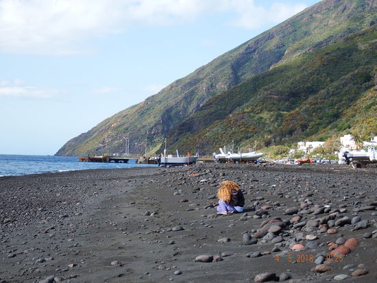 Unser Spaziergang am Strand entlang...