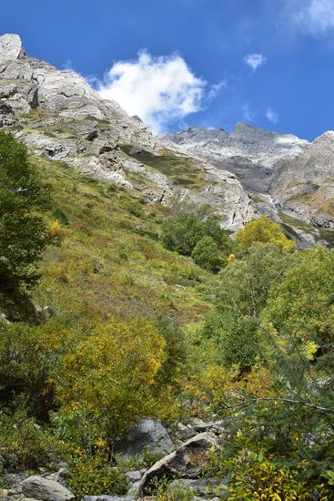schwieriger Abstieg, aber wunderschöner Weg