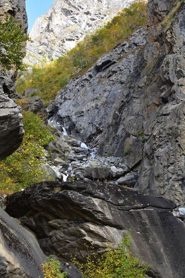 schwieriger Abstieg, aber wunderschöner Weg