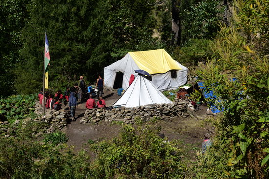 Trinkpause am Vormittag