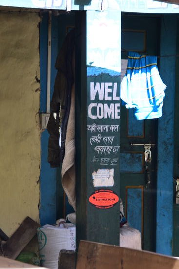 Dorf auf dem Weg nach Kageni