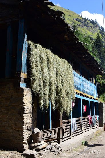 Dorf auf dem Weg nach Kageni