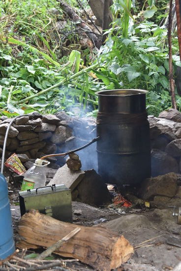 Pullu, auch eine Art Alkohol herzustellen