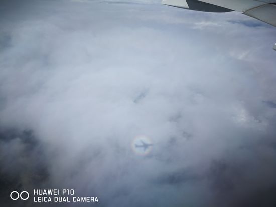 Bild ist nicht bearbeitet. Sah wirklich so aus.