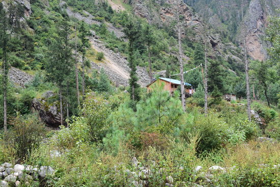 Ausblick vom Lagerplatz