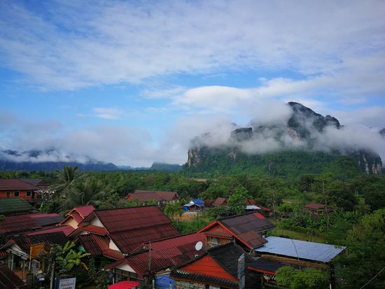 Blick von meinem Balkon am morgen