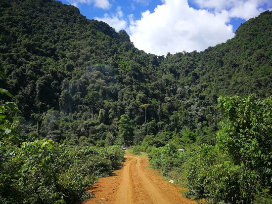 Weg zur nächsten Höhle