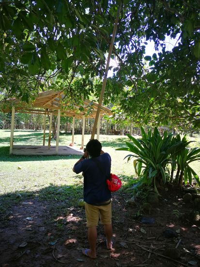 Mein Guide hat frische Pomelo vom Baum geholt. Sehr lecker