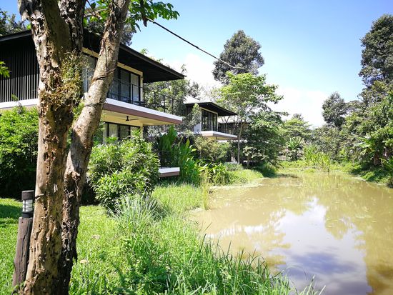 im ersten Bungalow unten ist mein Zimmer