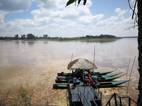 Anlegesteg im Resort