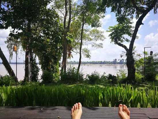 Ausblick von meiner Liege (inkl. meiner Füße