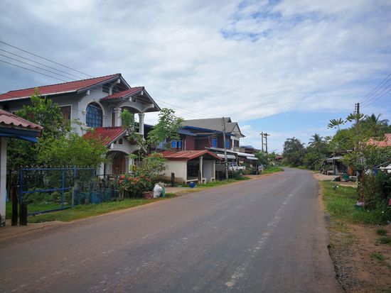 Auf dem Weg zum Vat Phou.