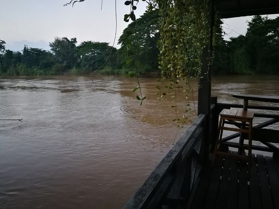 Aussicht beim Abendessen