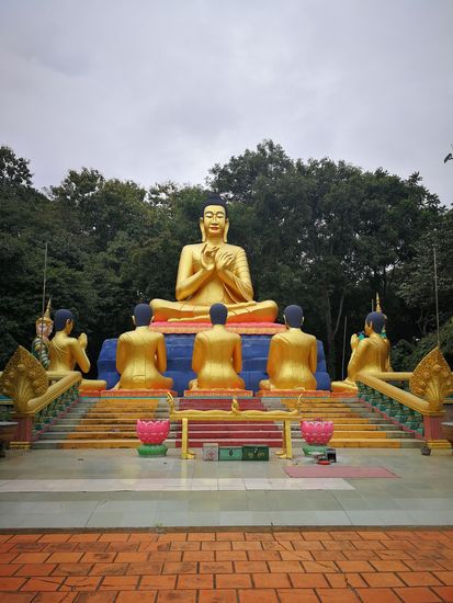 Tempel zwischen Phnom Bros uns Phom Srey