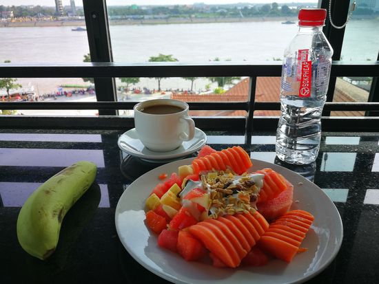 Früstück mit Aussicht