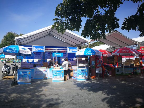 Stände Bühne Water Festival