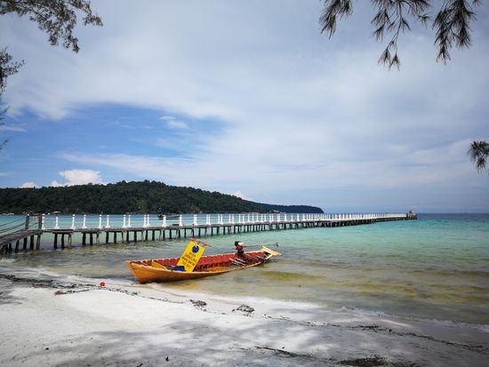Saracen Beach, neben dem Pier habe ich meine ersten Tauchversuche unternommen