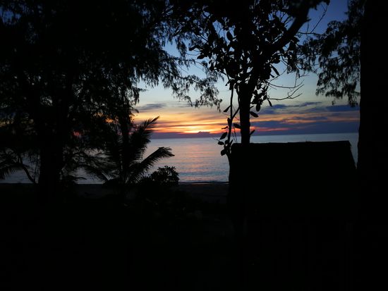 Ausblick beim Abendessen