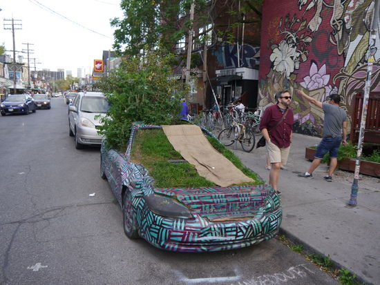 Ein Beispiel für "urban gardening"