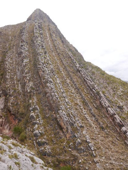 Erdgeschichte, als Bild in den Fels gezeichnet